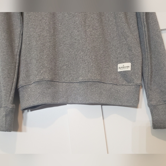 Quiksilver Pullover Crewneck Sweatshirt Gray New With Tags Size Small - Picture 6 of 14